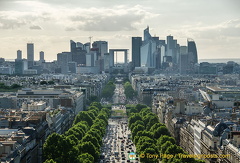 Distant view of La Défense